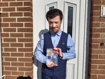 Nigel with his Award