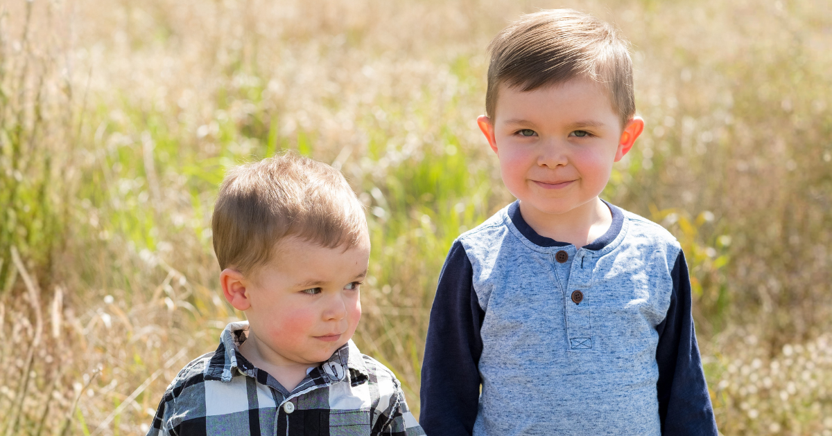 **NEW** Could you adopt siblings Jack (3) & Sam (18 months)?