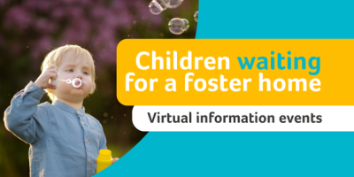 Children waiting virtual information events